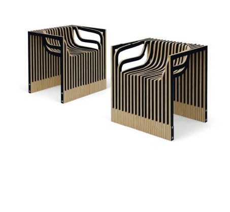 Pair of "Impression" chairs by Julian Mayor